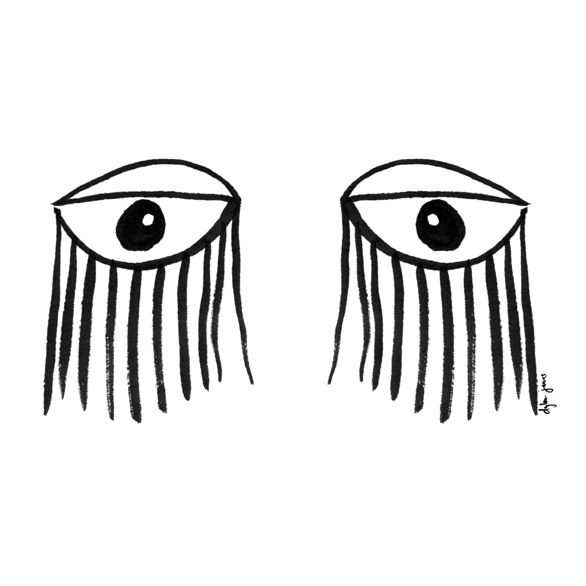 Illustration dylan-yarter-ink-illustration-at-long-lash