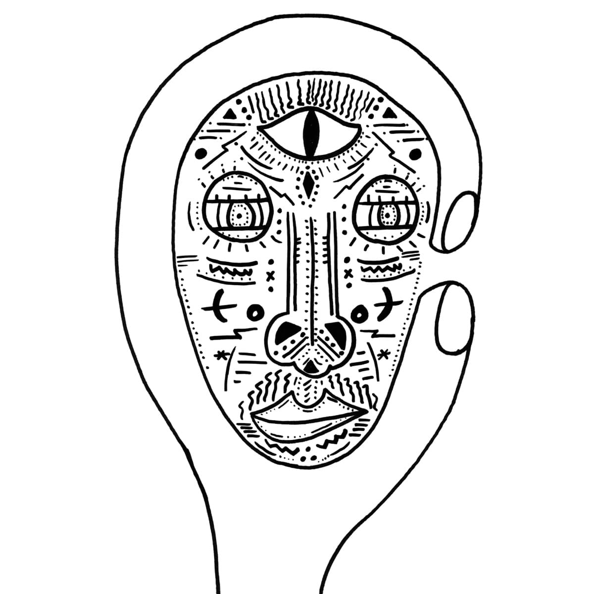 Illustration dylan-yarter-ink-illustration-wake-up