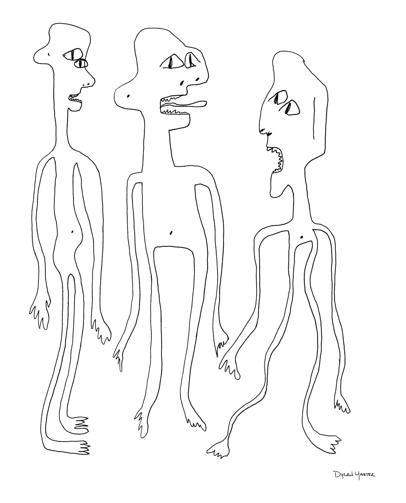 Untitled, ink on paper