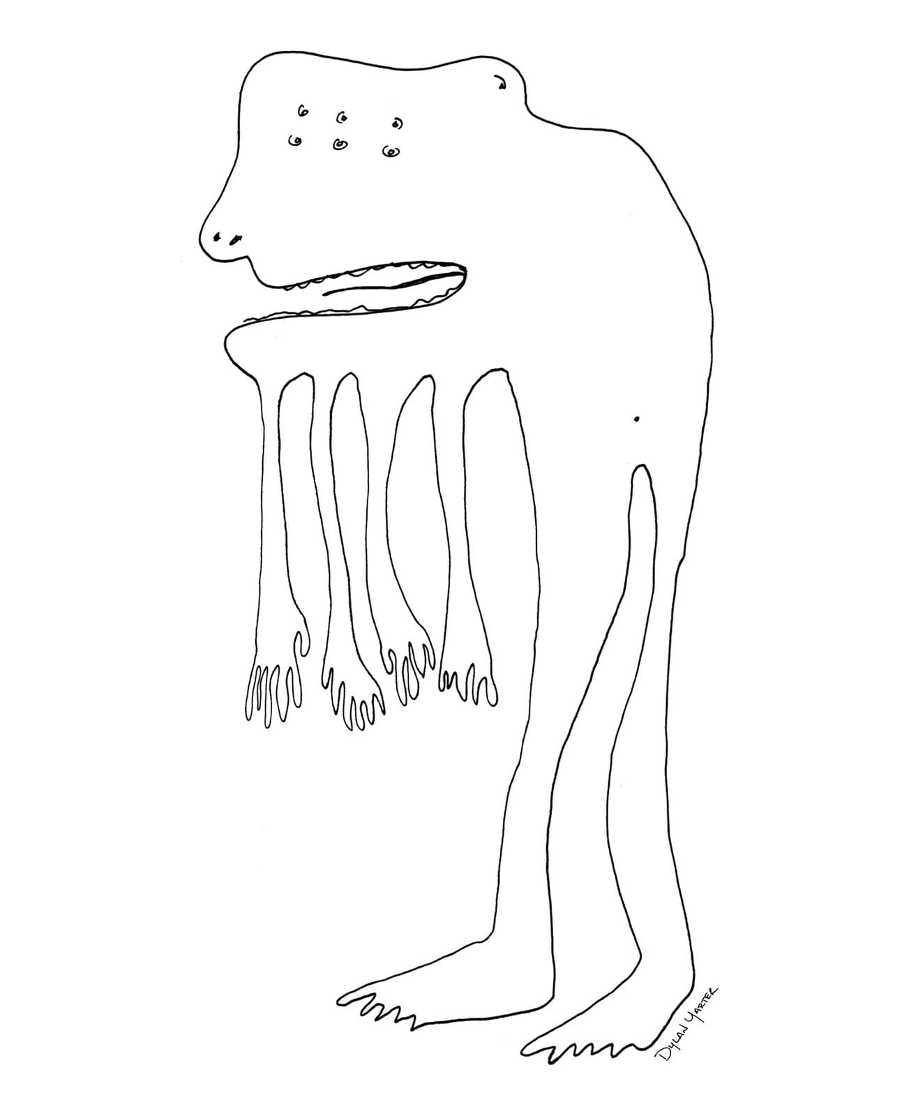 Untitled, ink on paper