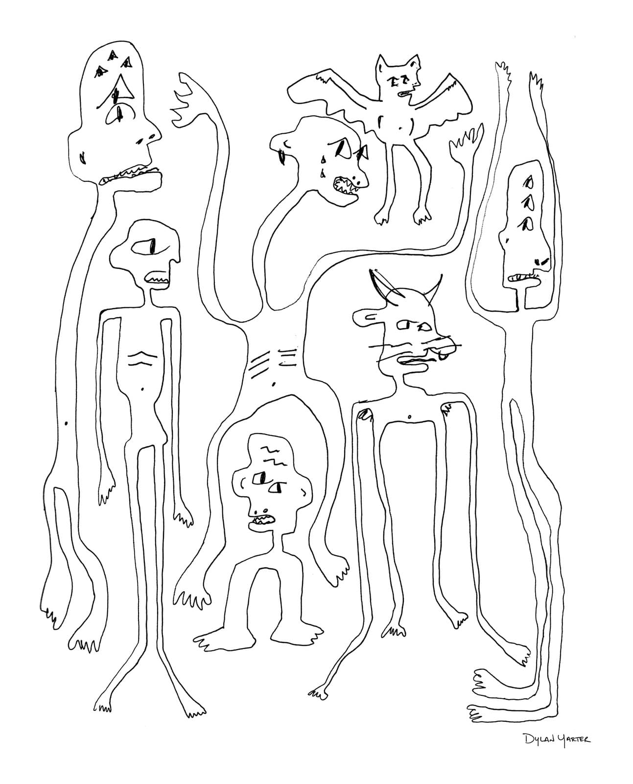 Untitled, ink on paper