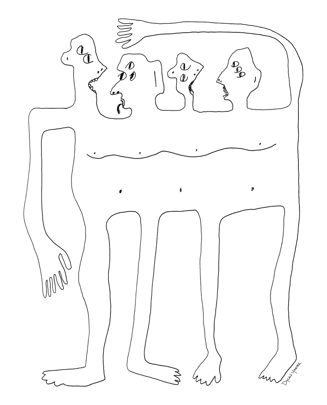 Untitled, ink on paper