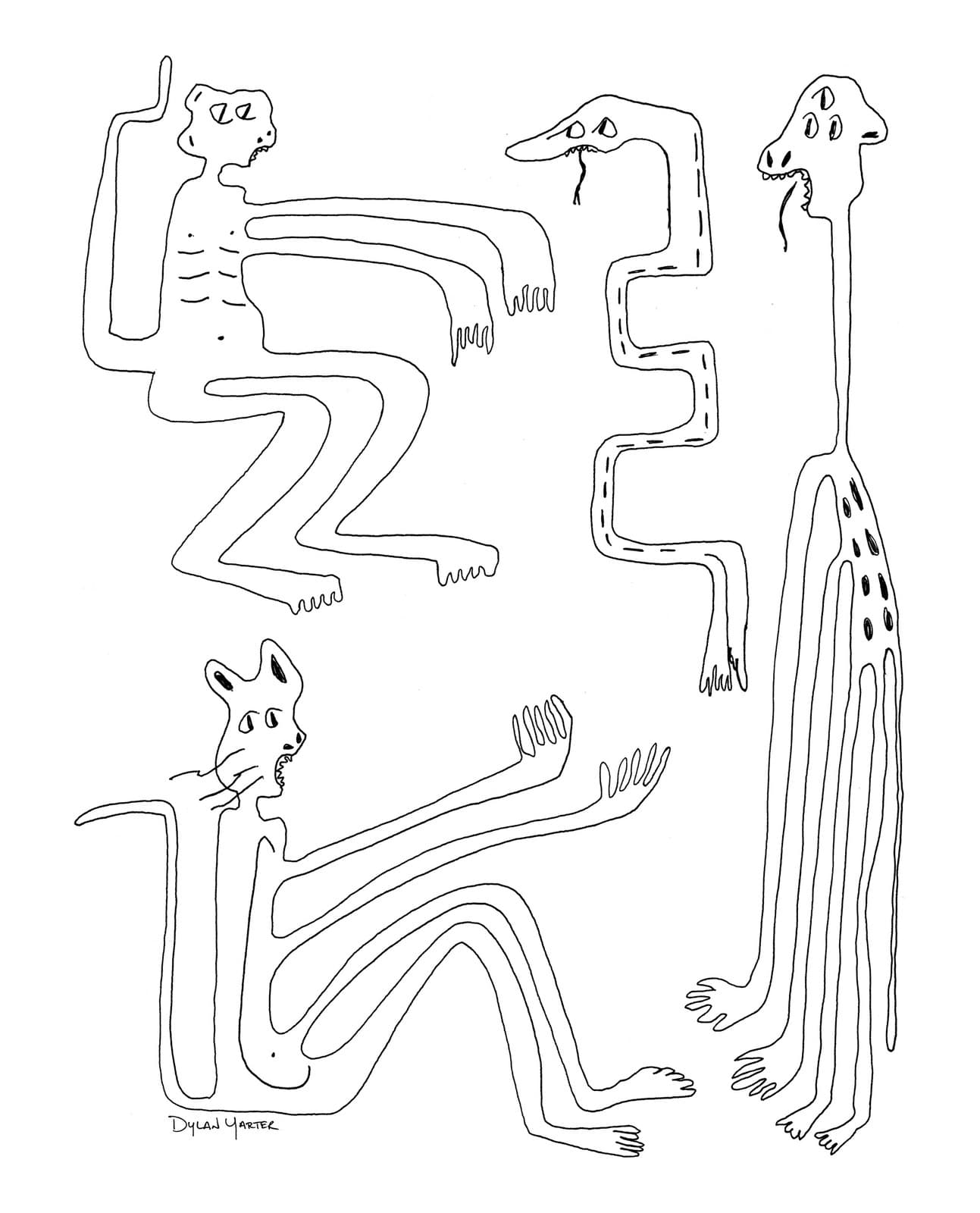 Untitled, ink on paper