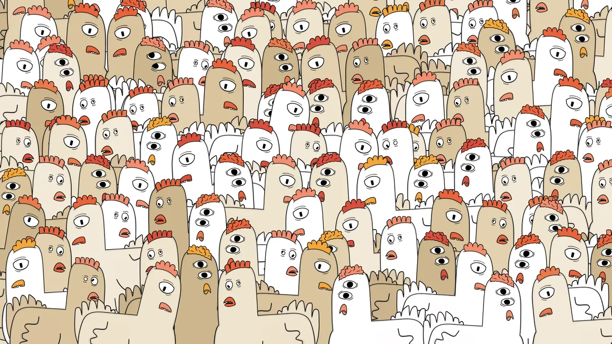 All Cooped Up (2026) by Dylan Yarter, a still from the animation shown in Our Art 2026.